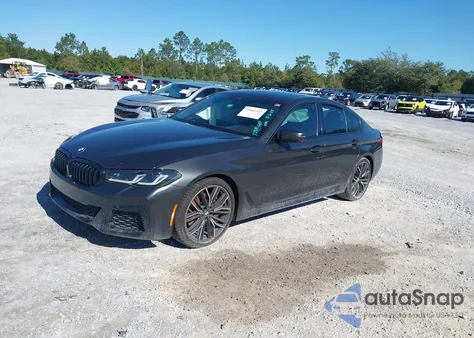 2021 BMW 530I из США, поврежденный, VIN WBA53BH03MCG09861